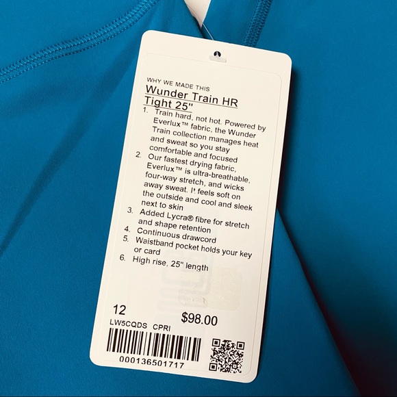 Lululemon Wunder train tight 25” - Picture 2 of 3